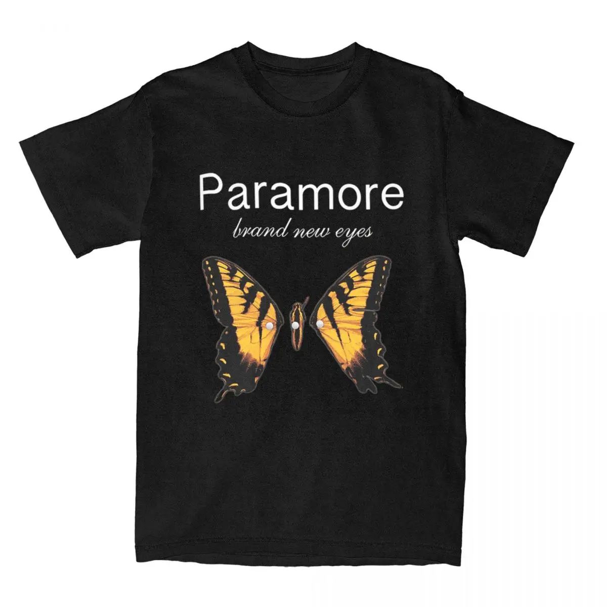 Vintage Fashion Outfits Men - Y2K модные повседневные футболки Paramore бабочка