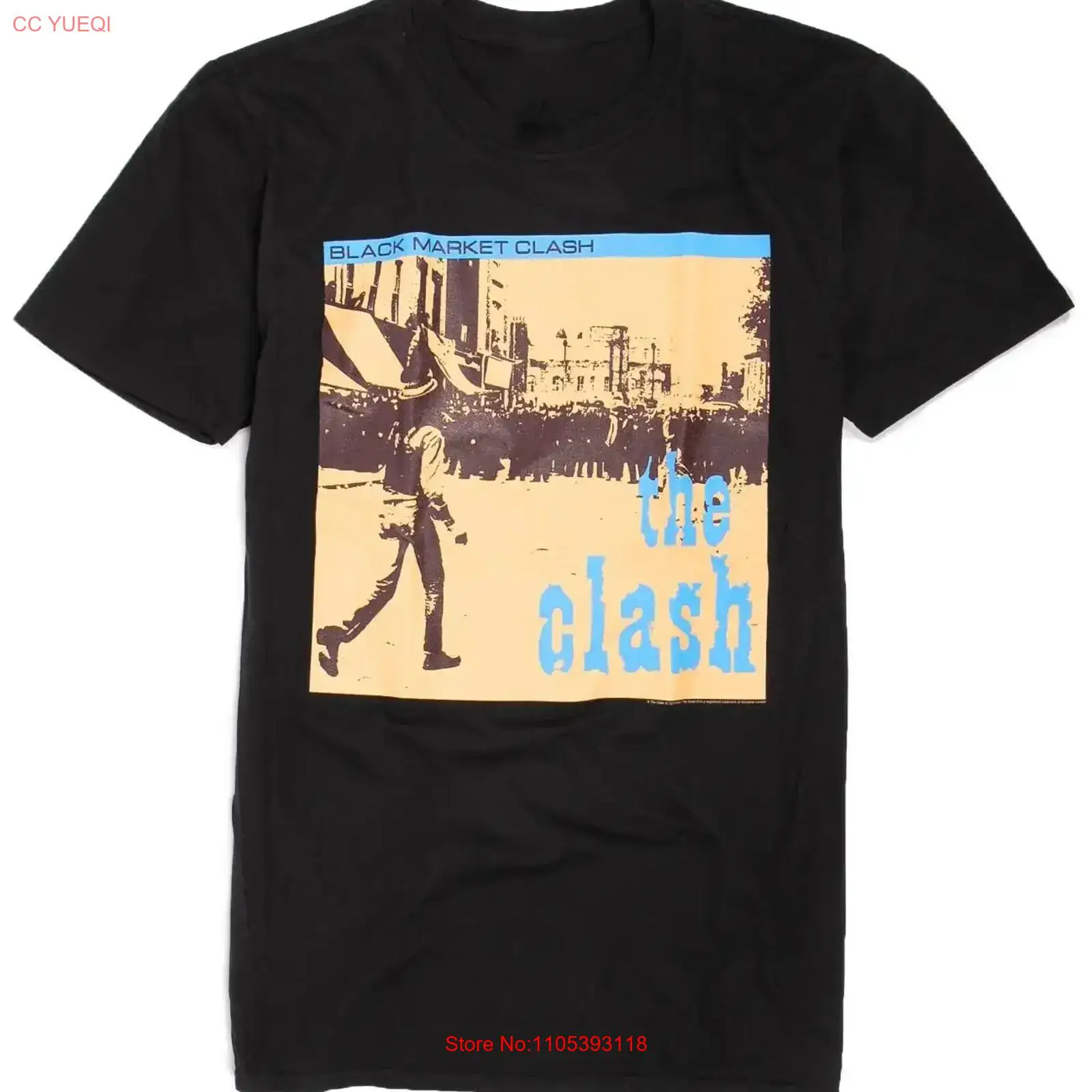 Vintage Fashion Market - Редкая футболка The Clash Black Market