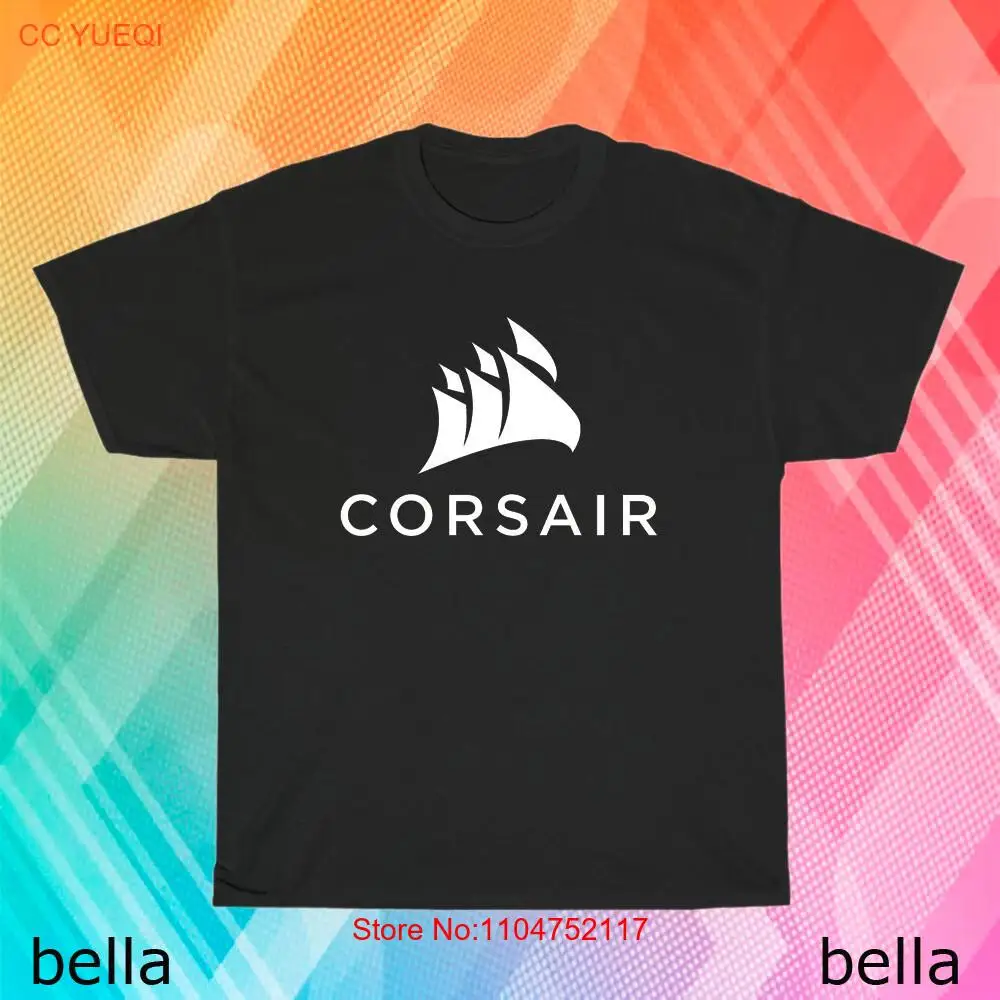 Vintage Fashion Logo - Новая футболка с игровым логотипом Corsair,