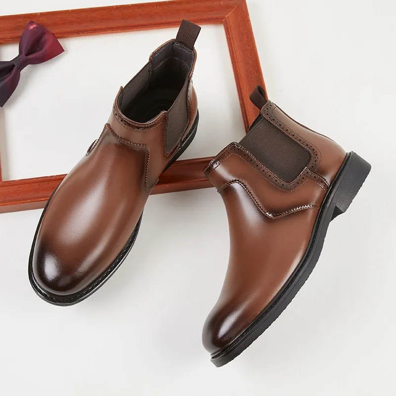 Vintage Fashion Mens - Винтажные мужские кожаные оксфорды, роскошные мужские