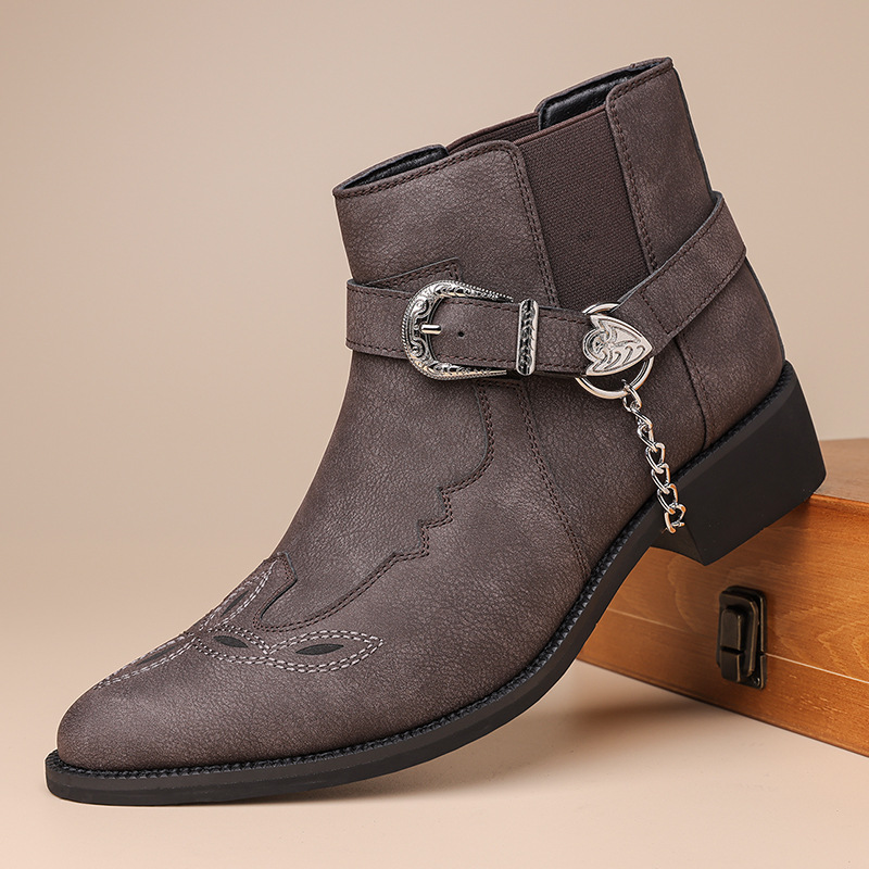 Vintage Fashion Mens - Модные новые мужские винтажные ковбойские ботинки