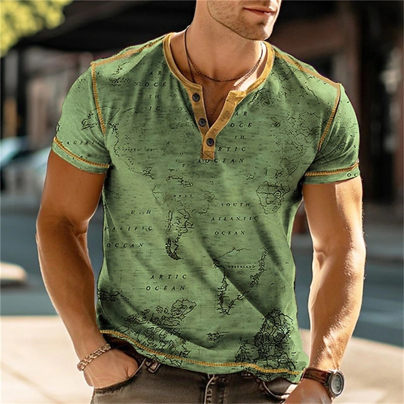 Мужские рубашки-хенли с забавн – обзор и цена Vintage Fashion Mens